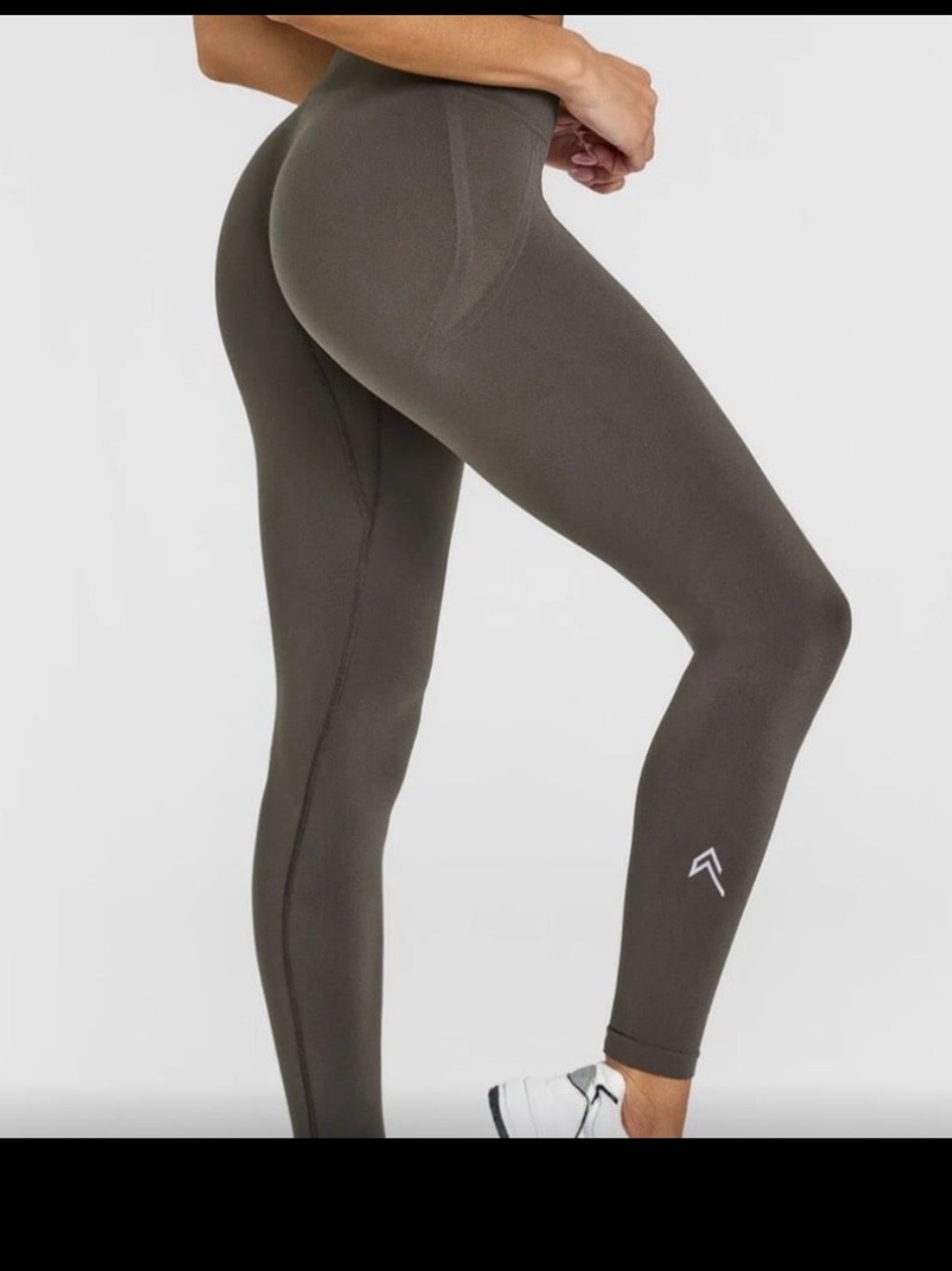 Oner Active Deep Taupe Brown Effortless Seamless Leggings Medium